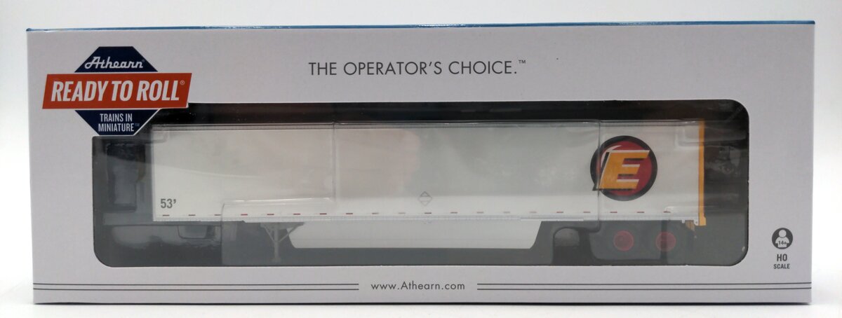 Athearn 72743 HO RTR 53' Wabash Duraplate Trailer, Estes #53307