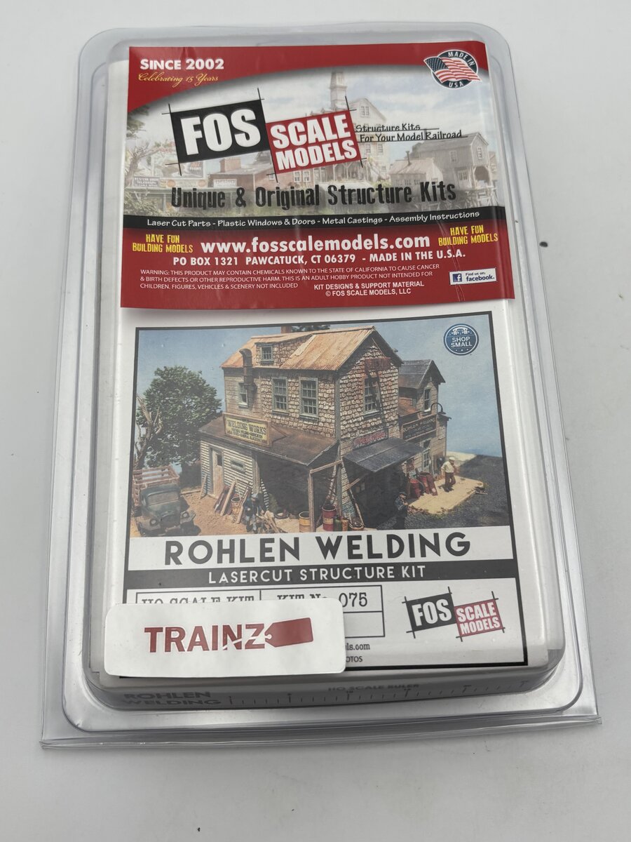FOS Scale Limited 075 HO Rohlen Welding Lasercut Building Kit