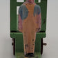 American Flyer 586A-1X3 Baggage Cart w/ Red Wheels and Porter Figure