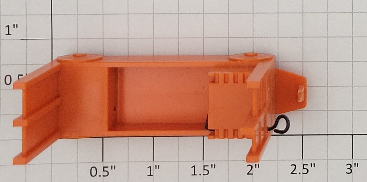 Lionel 356-34X Orange Baggage Cart Truck without Figure