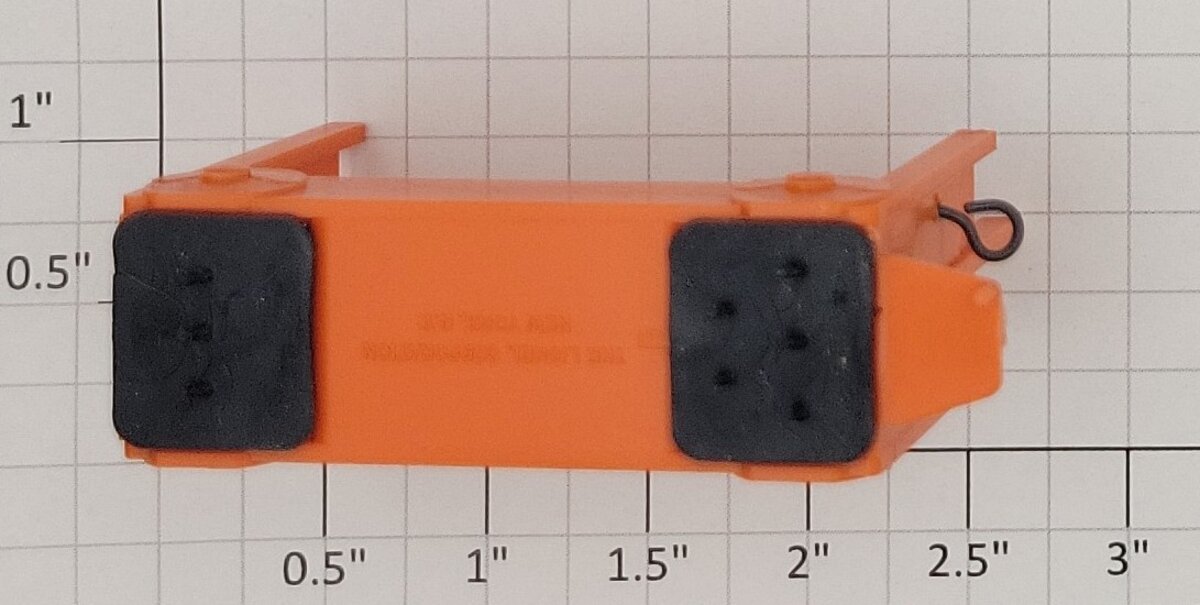 Lionel 356-34X Orange Baggage Cart Truck without Figure