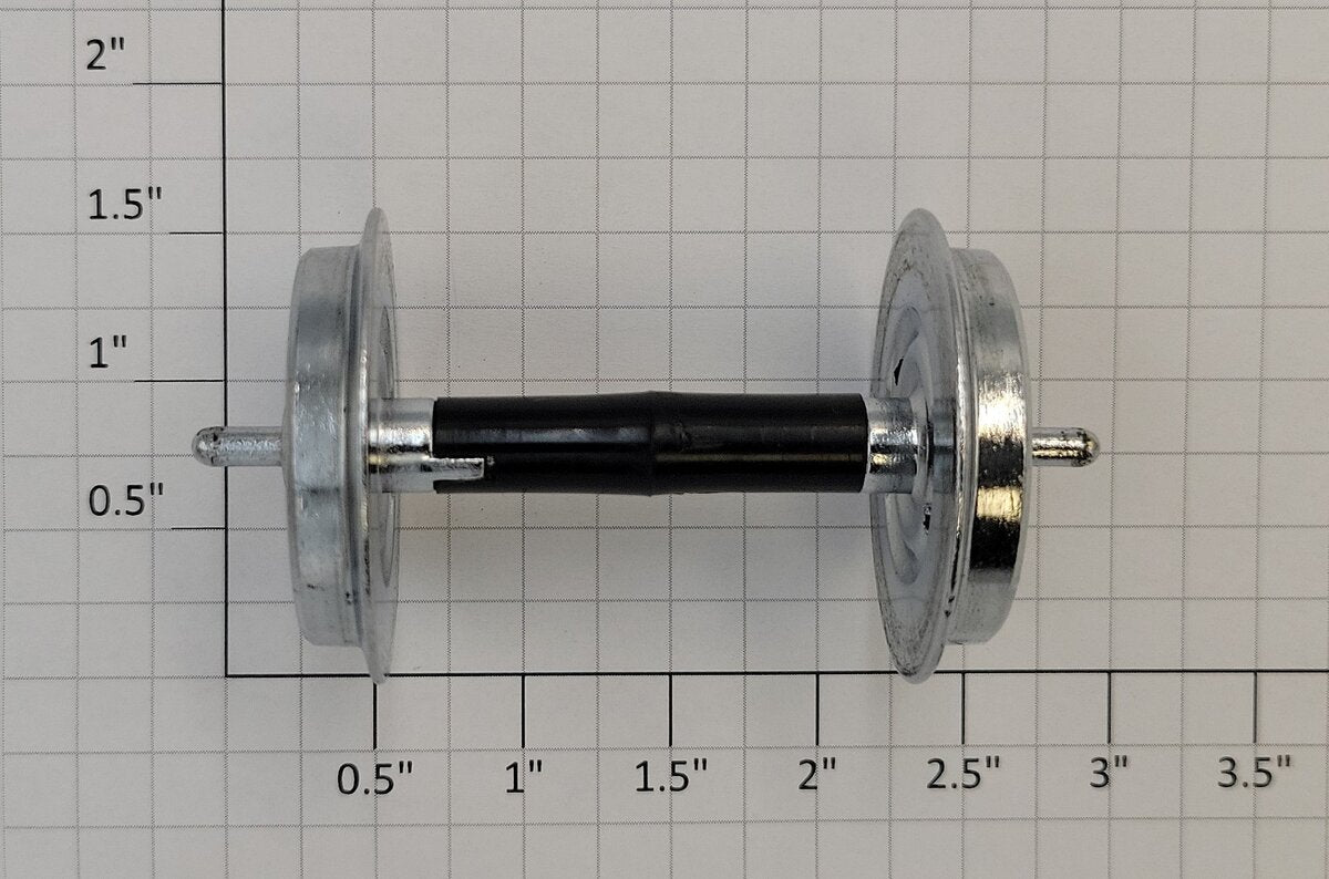 LGB 2035-54X1 1.225" Chrome Metal Wheel & Axle Set