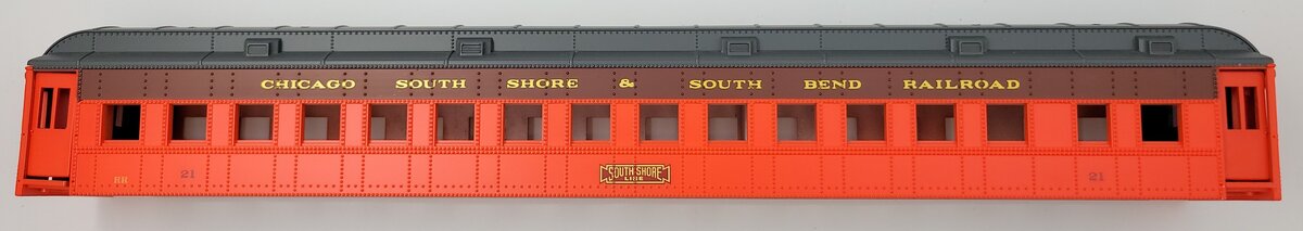 K-Line k-4400 Chicago South Shore & South Bend Railroad Passenger Car Shell