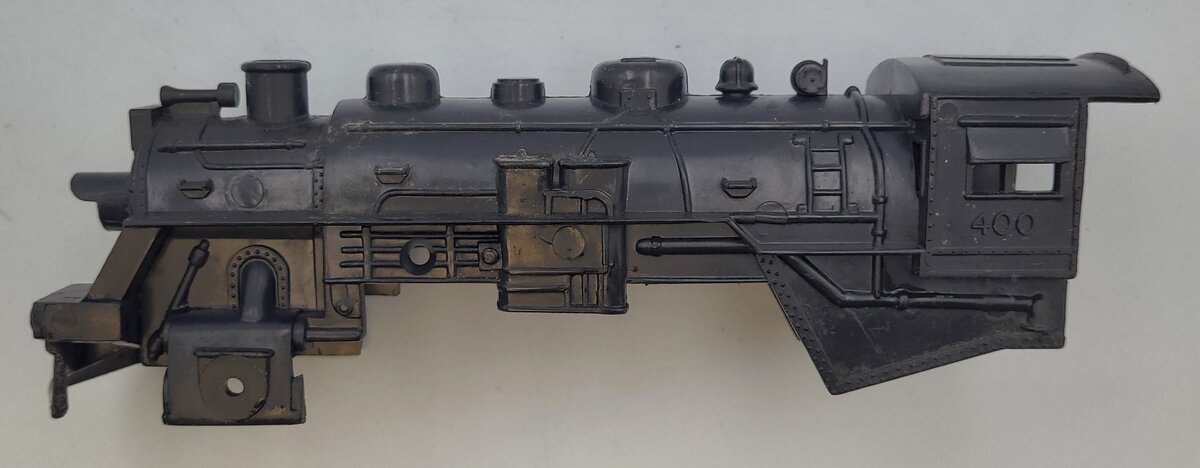 Marx 400-1 Black Plastic Steam Locomotive Body Shell #400