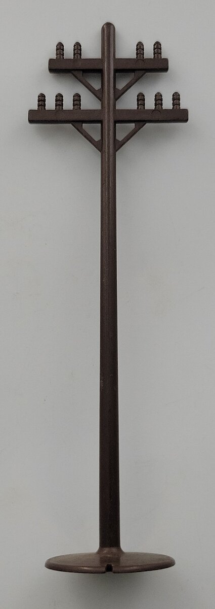 Marx MX-0161X Brown Telegraph Telephone Pole