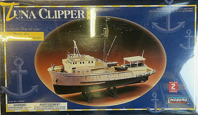 Lindberg 70896 1:100 Tuna Clipper Model Building Plastic Model Kit