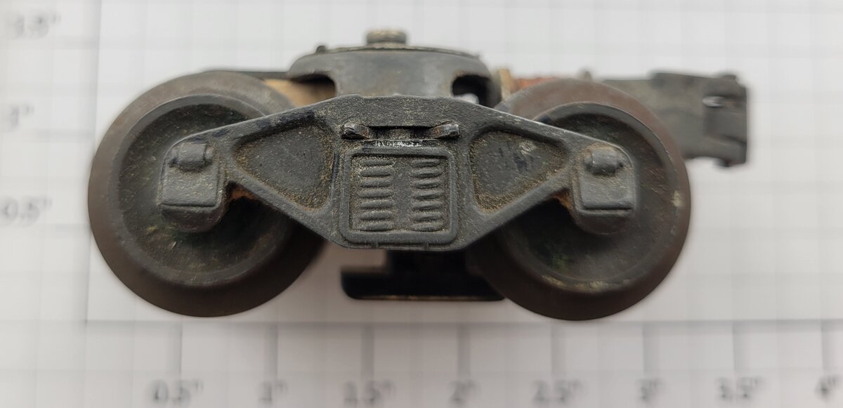 Lionel 481-1X Staple End Flying Shoe Truck without PickUp Roller