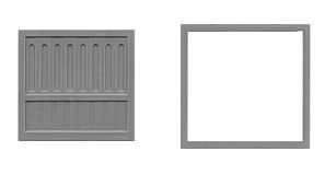 Tichy 2511 N Scale Loading Dock Door (Pack of 3)