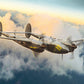 Italeri 1446 1:72 Lockheed Martin P-38J Lightning Military Aircraft Plane Kit