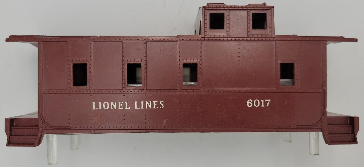 Lionel 6017-2 O Gauge SP Type Brown Caboose Shell with Window Insert