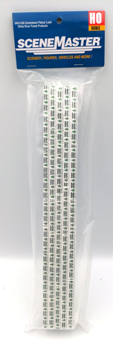 Walthers 949-3168 HO Wrapped WRFP Lumber Load for 72' Centerbeam Flatcar