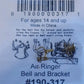 Cal Scale 190-317 HO Steam Engine Air Ringer Type Bell Rope Pull w/Bracket