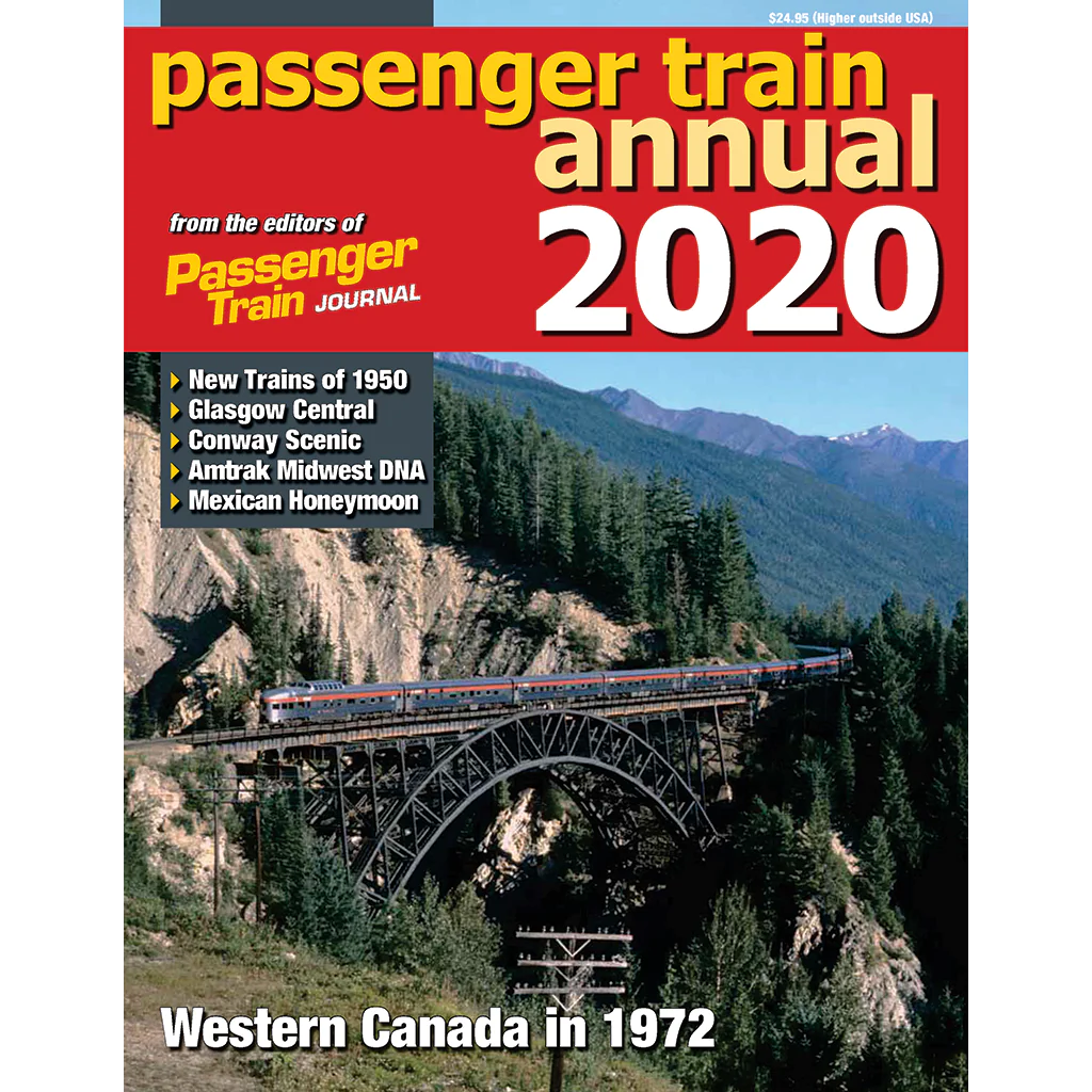White River Productions PTA20 2020 Passenger Train Annual Soft Cover Book