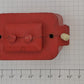 Lionel 2461-5 O Gauge Depressed Flat Car Red Transformer w/ Broken Insulators