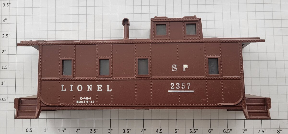 Lionel 27789-2 Lionel Cupola Caboose Shell SP #2357