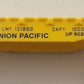 Lionel 9020-3 O Gauge Yellow Union Pacific Flat Freight Car Frame w/ Couplers