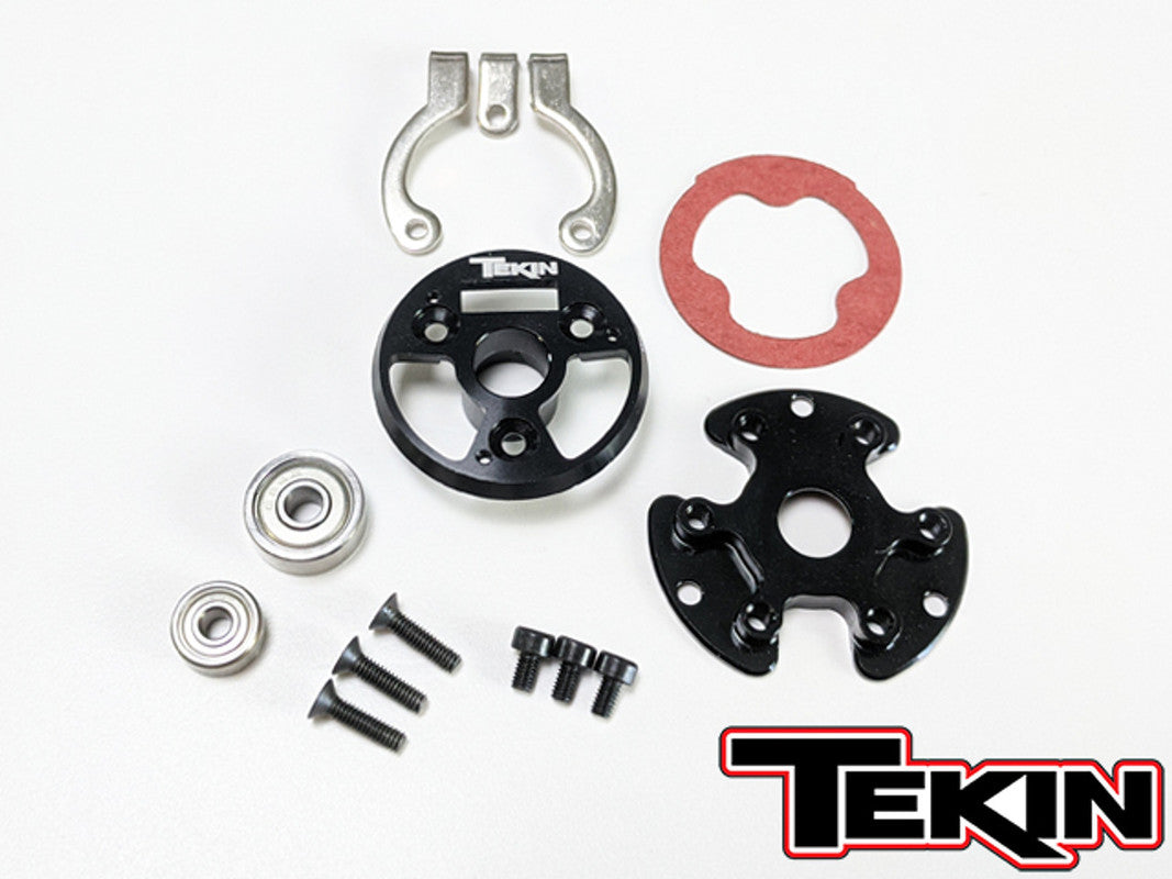 Team Tekin TT2786 1:10 Redline S Front/Rear Caps Bearing, Set Screw, Solder Tabs