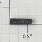 Lionel 2345-6 Right Hand Black Painted Raised Number Board/Marker Lens