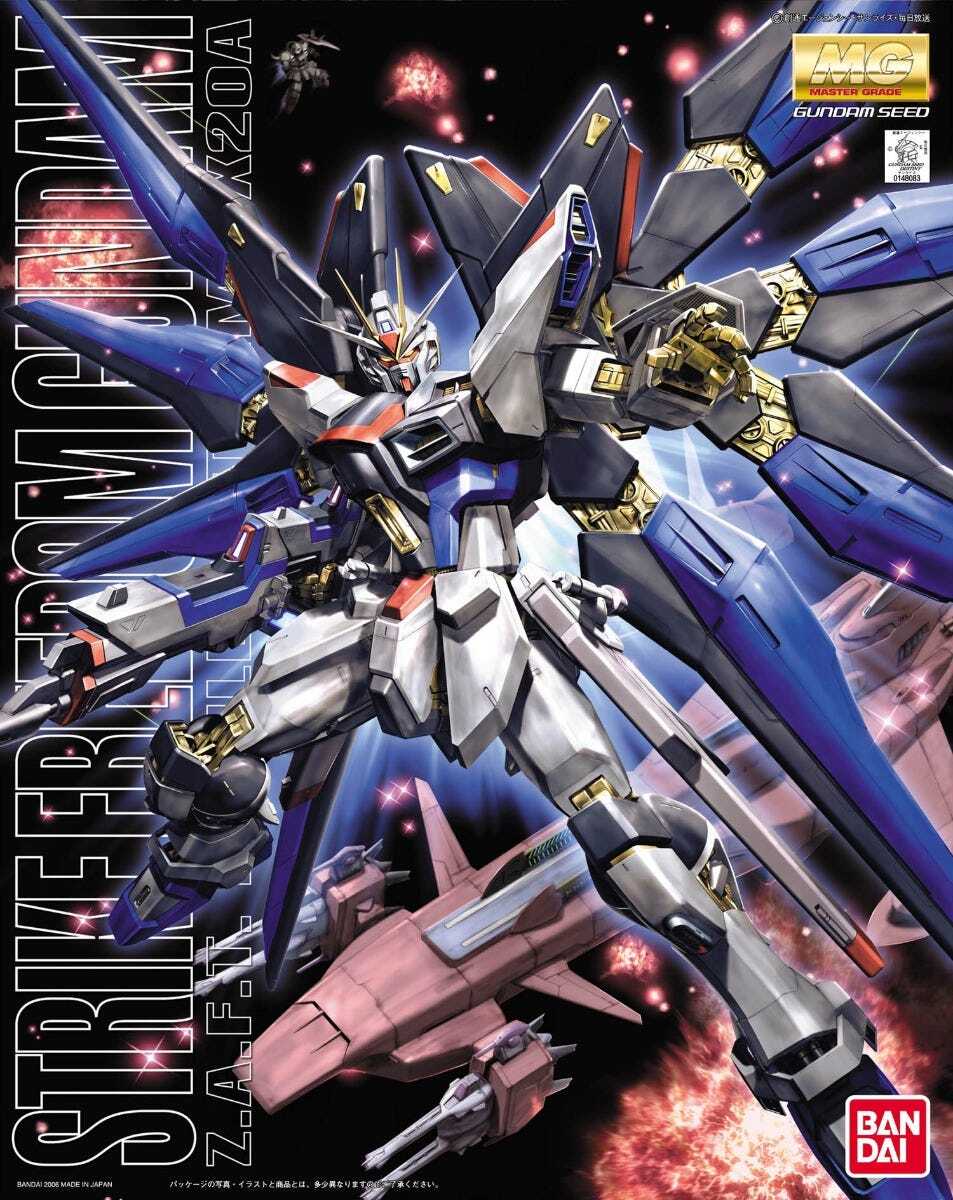 Bandai 2000728 1:100 MG Gundam Seed Strike Freedom Gundam Plastic Model Kit