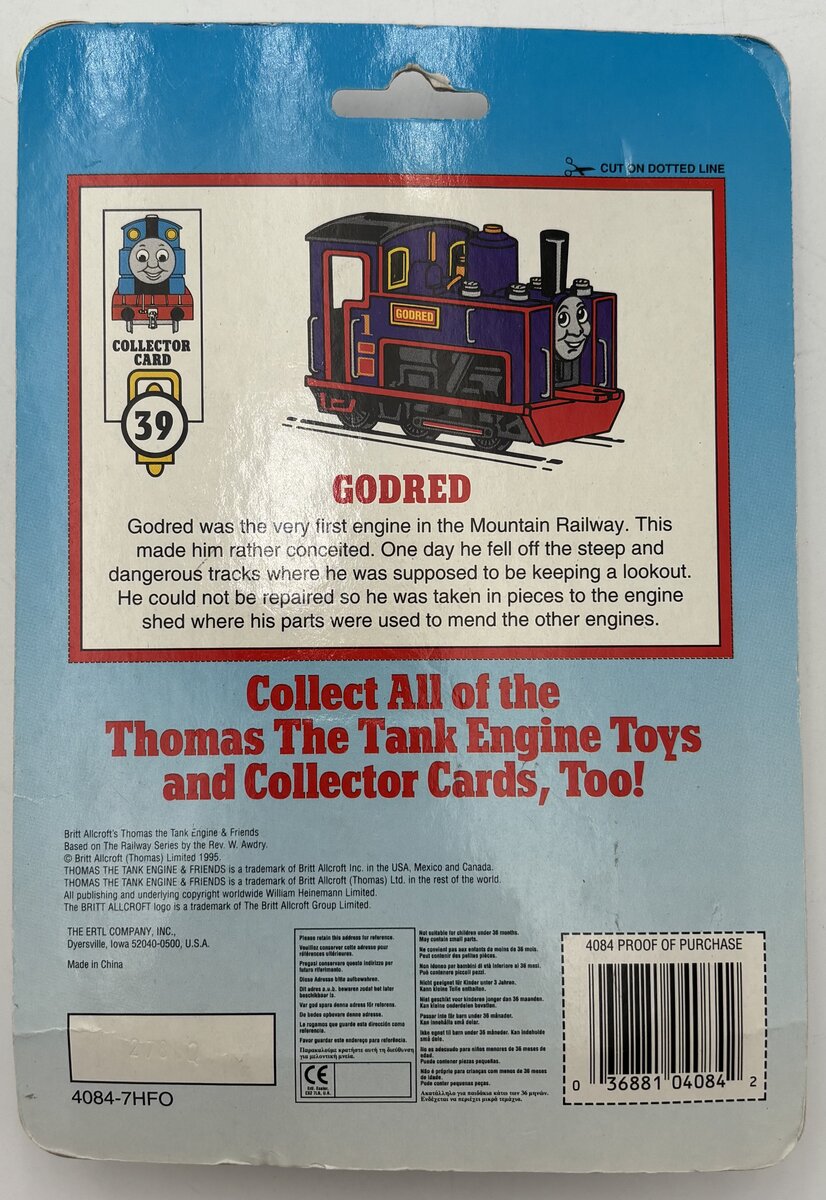Ertl 4084 Thomas & Friends Special Edition Engine Die-Cast Godred