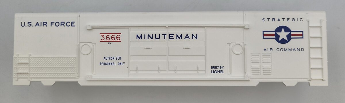 Lionel 3666-1 Minuteman U.S. Air Force Boxcar Body Shell #3666