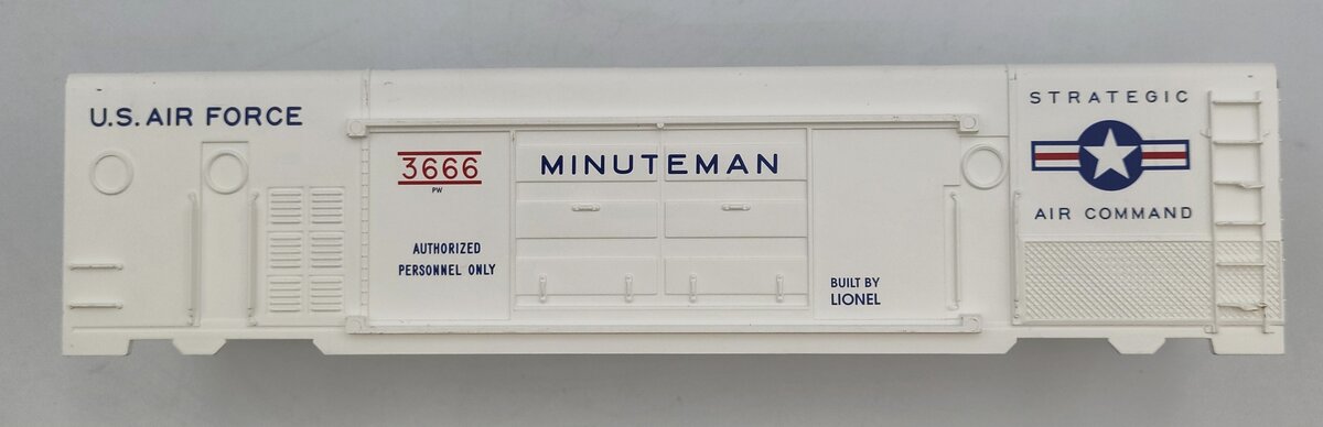 Lionel 3666-1 Minuteman U.S. Air Force Boxcar Body Shell #3666