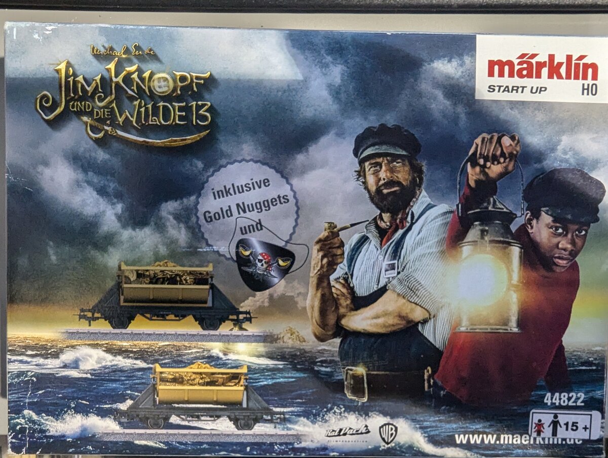 Marklin 44822 HO Treasure of the Wild 13 Pirates Freight Car Set