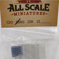 All Scale Miniatures 871919 HO Cinder Block Stack Unpainted Plastic Part