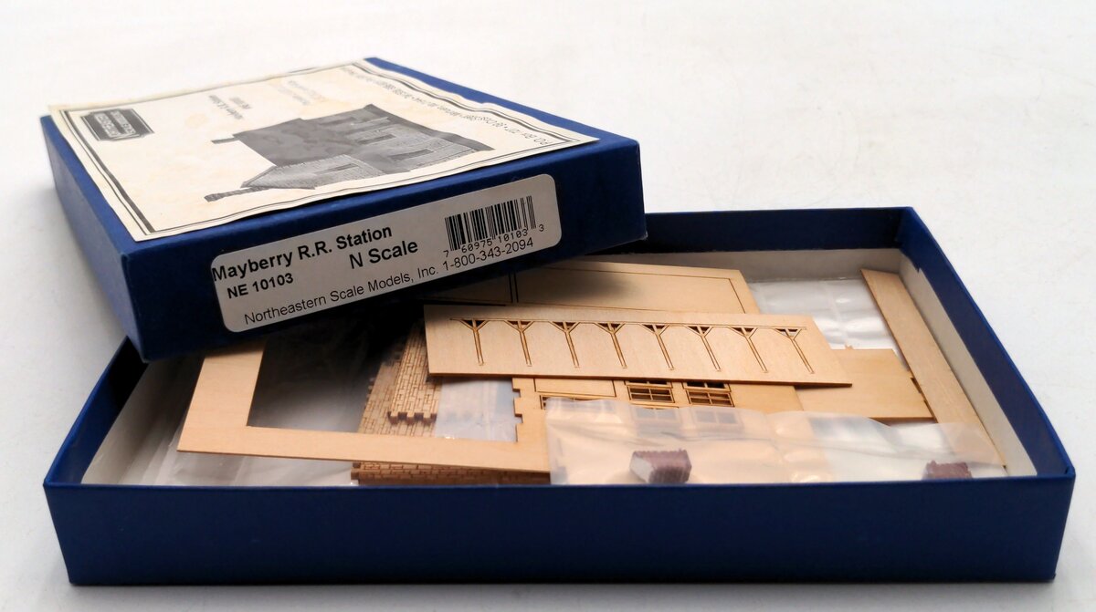 Northeastern Scale Models 10103 N Mayberry R.R. Station Model Kit