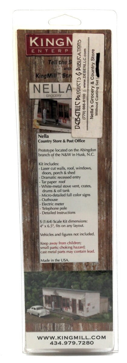 KingMill Enterprises 30004 S Scale Nella Country Store and Post Office