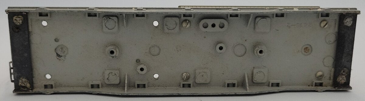 Lionel 2419-2 Cast Gray Flat Car Frame w/ Tool Boxes ,Broken Steps & Bent Ladder