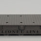 Lionel 2419-2 Diecast Dark Gray Lionel Lines Flat Car Frame with Steps