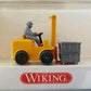 Wiking 8670224 HO Klassischer Gabelstapler Yellow Forklift W/Driver