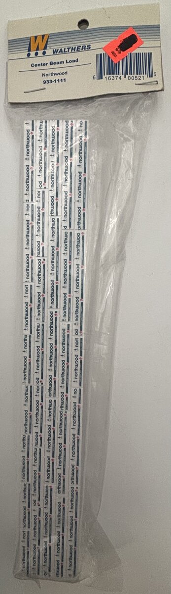 Walthers 933-1111 HO Northwood Center Beam Load