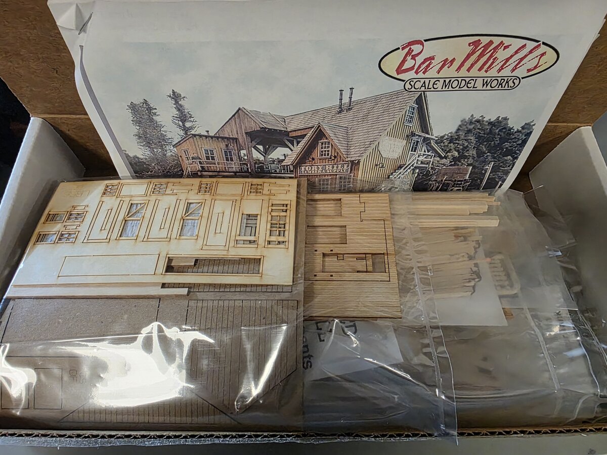 Bar Mills HO Tory Hill Lumber and Supply Model Building Kit