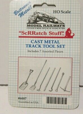 Model Railways 6007 HO Cast Metal Track Tool Set (Pack of 7)
