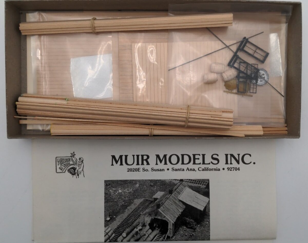 Muir Models 038 HO Scale Logging Company Sawmill Building Kit