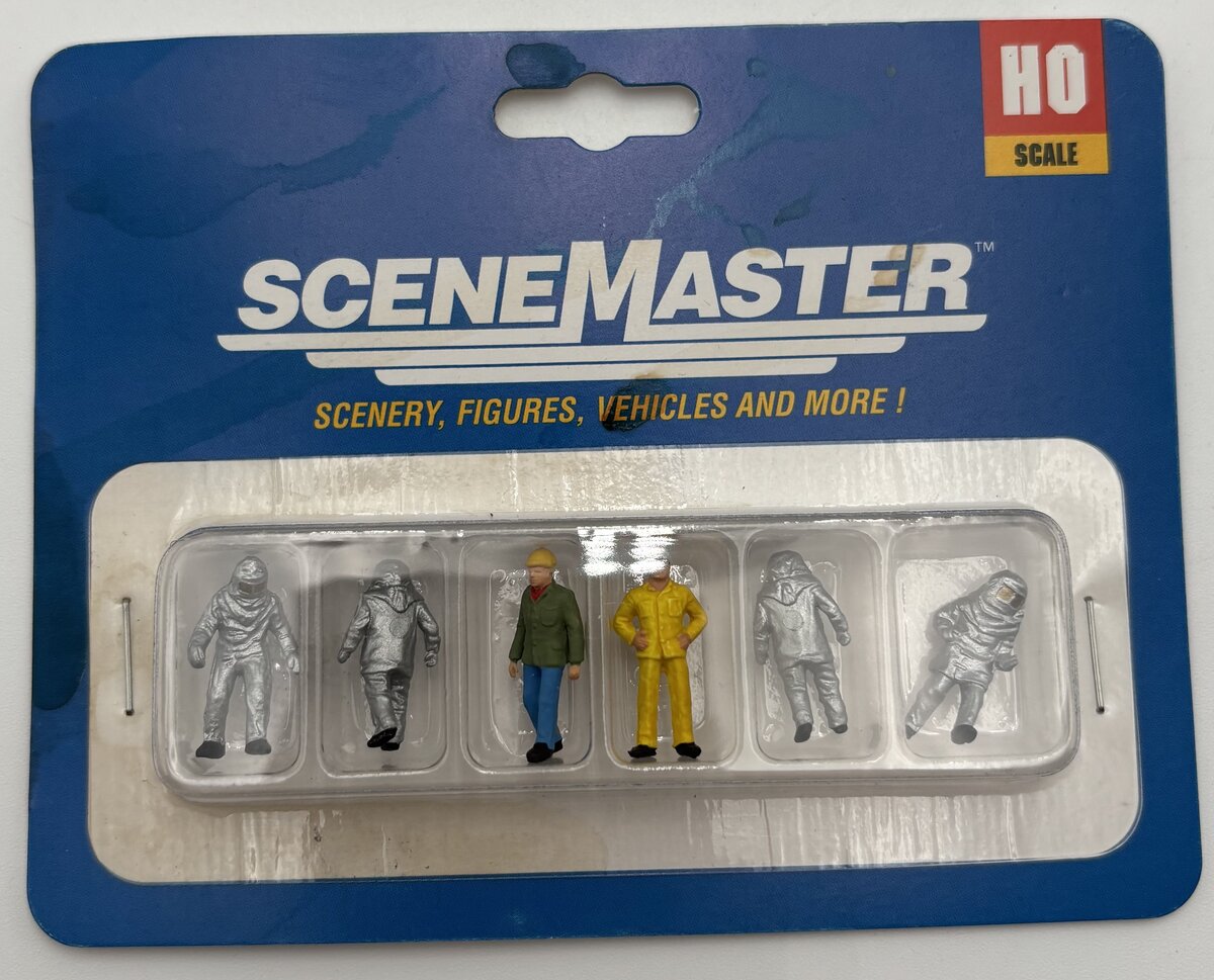 Walthers 949-6089 HO Working People Blast Furnace Crew Figures (Set of 6)