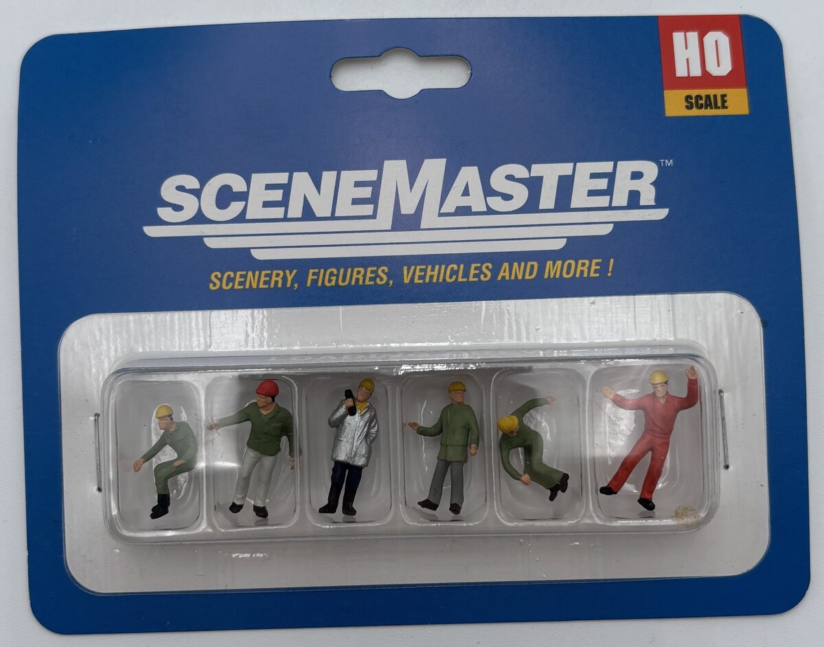 Walthers 949-6088 HO Working People Loading Crew Figures (Set of 6)