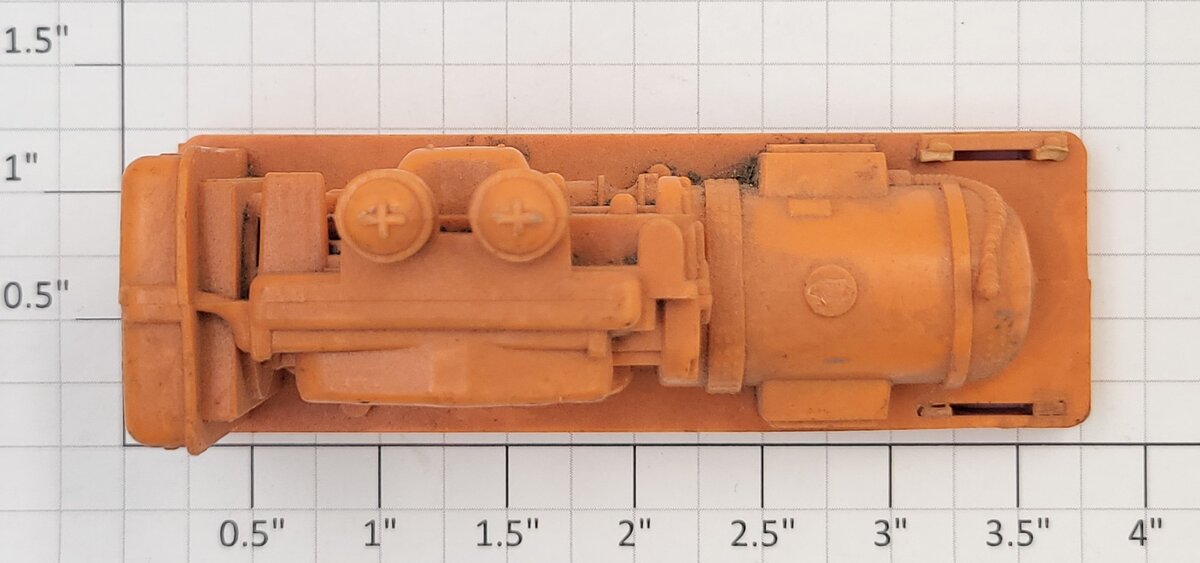 Lionel 6520-17 Orange Diesel Motor Housing and Generator w/o Back Cover