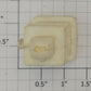 Acme 10-753 Off-White Plastic Service Center Lubricant Pump with Sticker