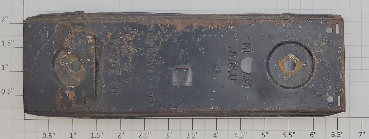 Lionel 3559-13 Prewar Black Tinplate Operating Coal Dump Car Frame