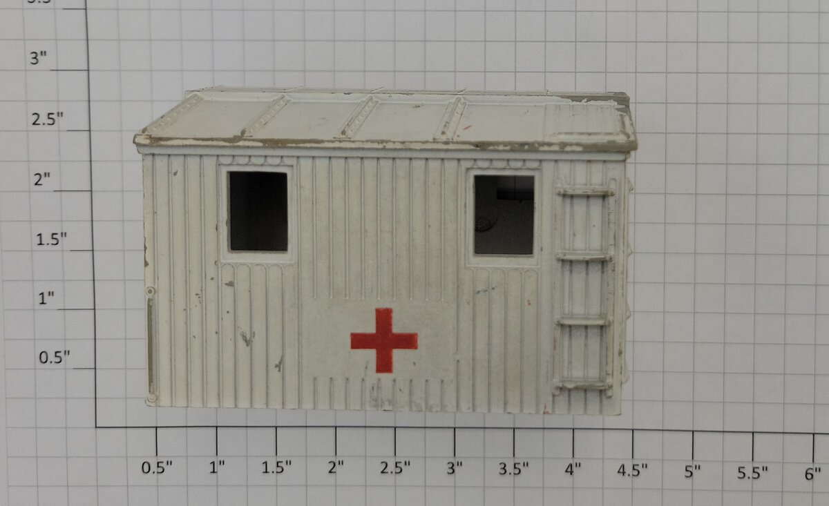 Lionel 6119-6 O Gauge Modified First Aid Caboose Cab