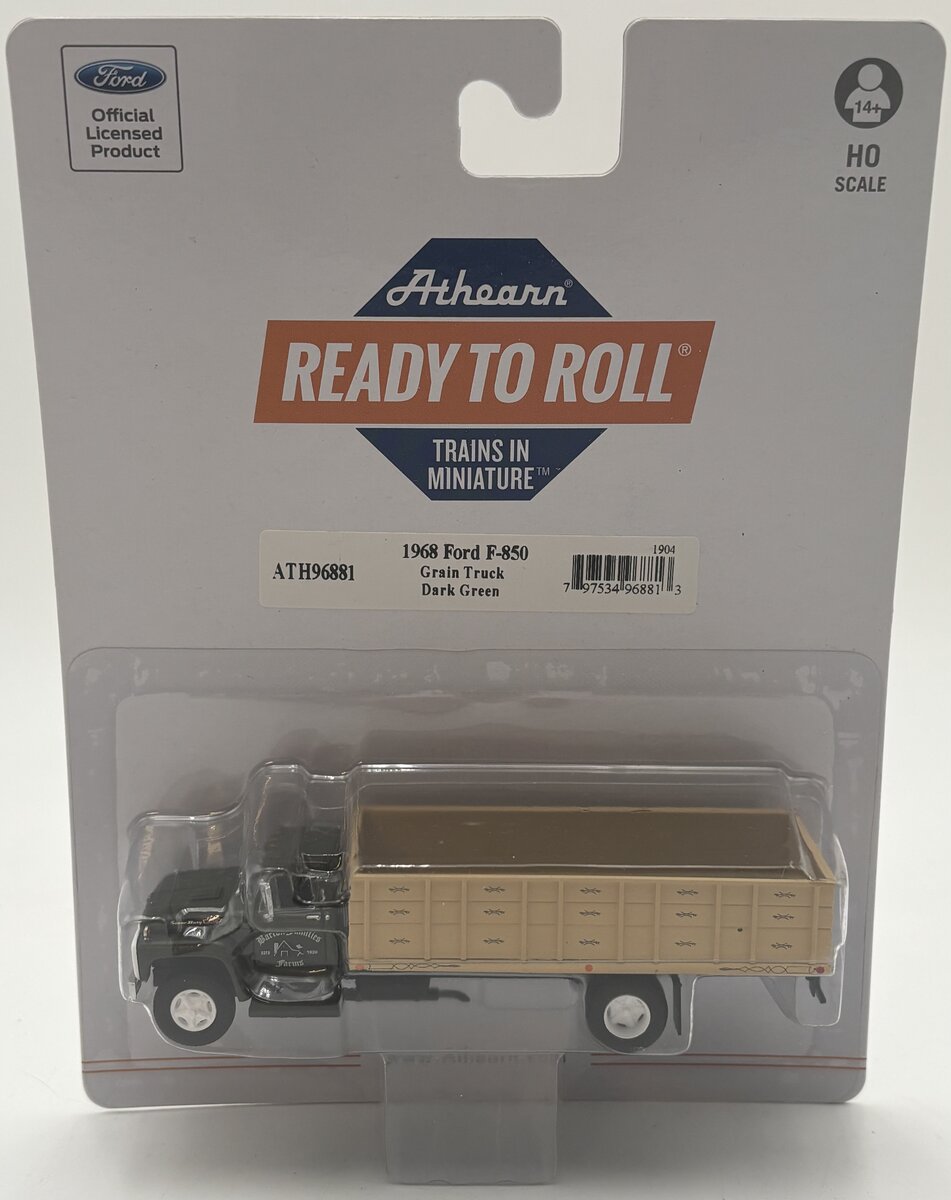 Athearn 96881 HO Barton Families Farm Ford F-850 Grain Truck
