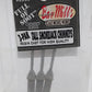 Bar Mills 2036 HO 1-13/16" Unpainted Brick Chimney with Smokestack (Pack of 3)