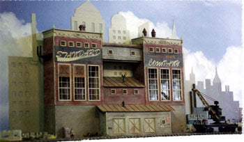 Model Tech Studios J-0093 HO 3-D Background Industry #4  structure Kit