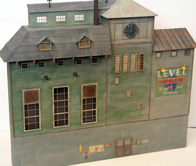 Model Tech Studios J-0096 HO 3-D Background Industry Structure Factory #5 Kit