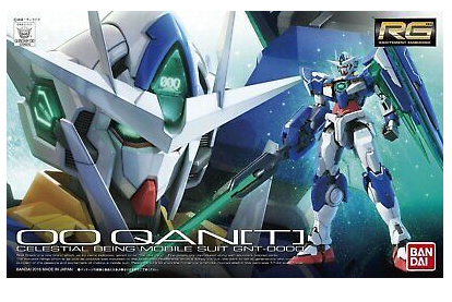Bandai 2336380 1:144 RG #21 Gundam 00 QAN(T) Plastic Model Kit