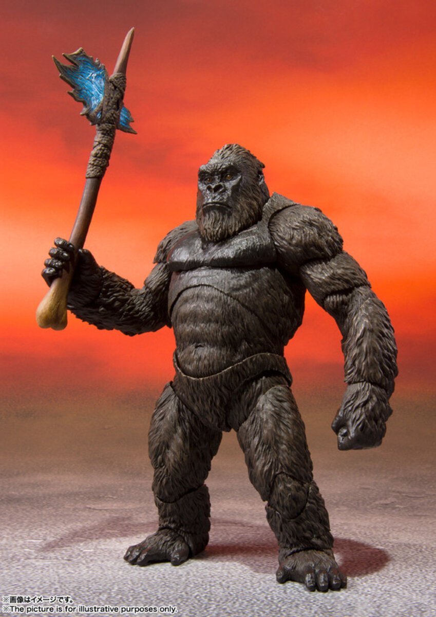 Bandai 60478 S.H. Monsterarts 2021 Godzilla vs Kong: Kong Action Figure