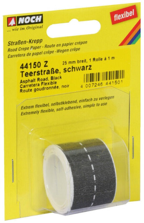 Noch 44150 Z Scale Dark Gray Tarred Street 1